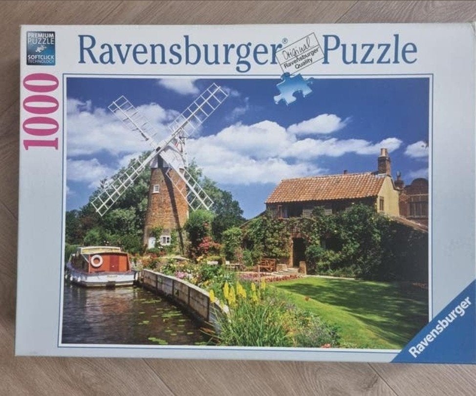 Ravensburger Softclick Puzzel Windmolen 1000stk., Ophalen of Verzenden, 500 t/m 1500 stukjes