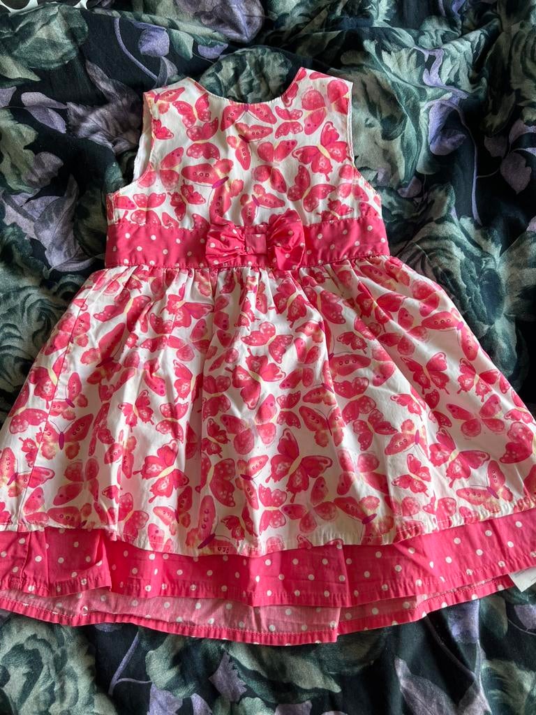 Zomerjurkje meisje maat 80, Kinderen en Baby's, Babykleding | Maat 80, Ophalen of Verzenden, Zo goed als nieuw, Meisje, Jurkje of Rokje