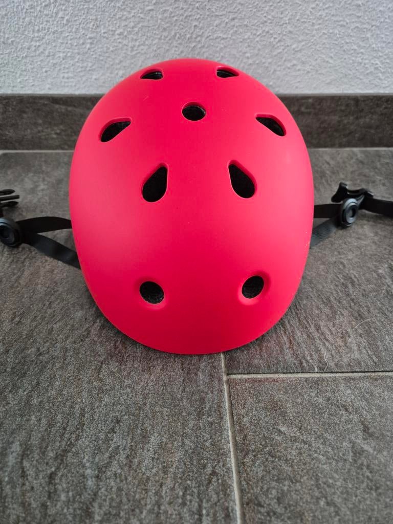 Oxelo kinderhelm rood maat 55-58 cm, Ophalen of Verzenden, Nieuw, M, Jongen of Meisje