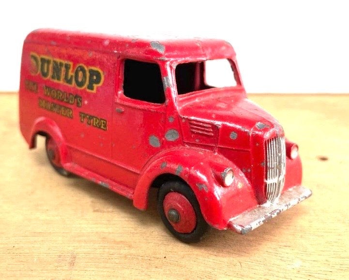 Dinky Toys Trojan Van 'Dunlop Tyres' - Vintage Speelgoed, Ophalen of Verzenden, Gebruikt, Bus of Vrachtwagen, Dinky Toys