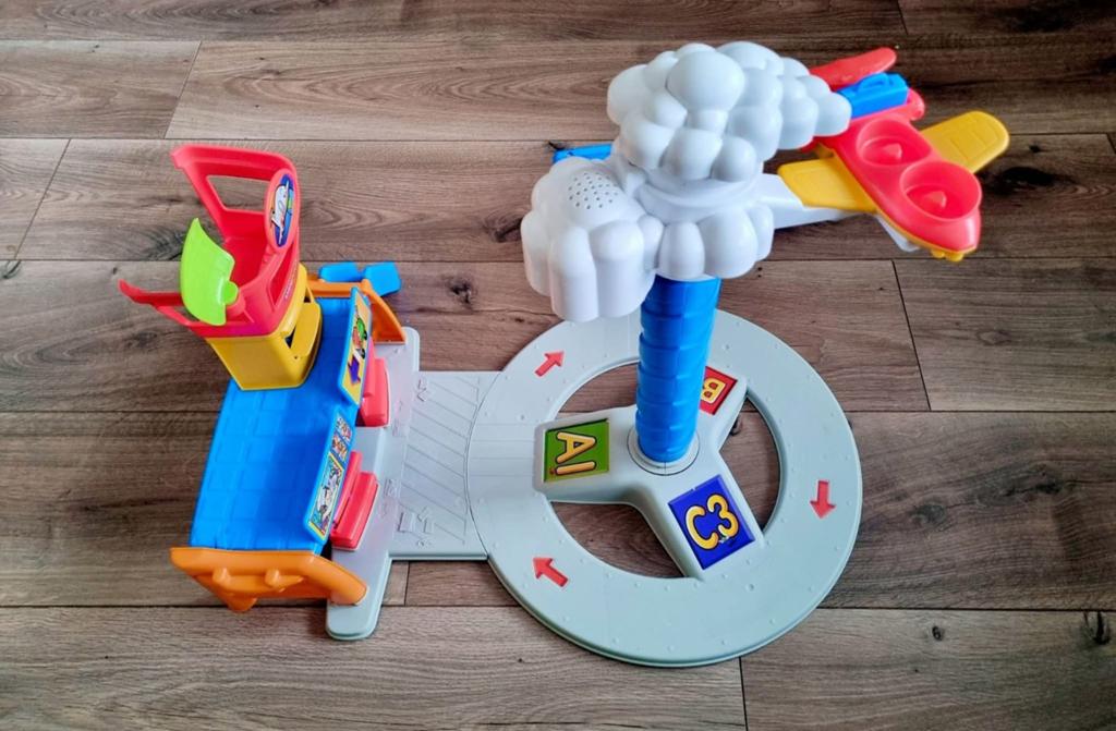 Little People Vliegveld met Geluid, Ophalen, Gebruikt, Speelset, Met geluid