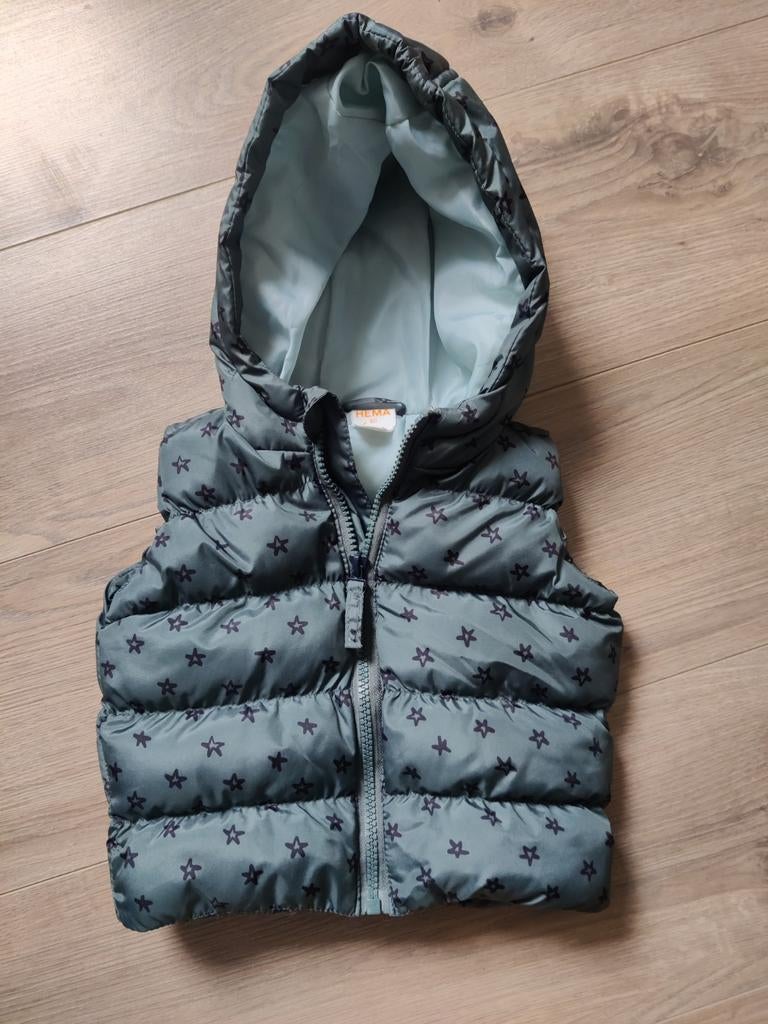 Bodywarmer maat 80, Kinderen en Baby's, Babykleding | Maat 80, Nieuw, Ophalen of Verzenden, Jasje, Hema