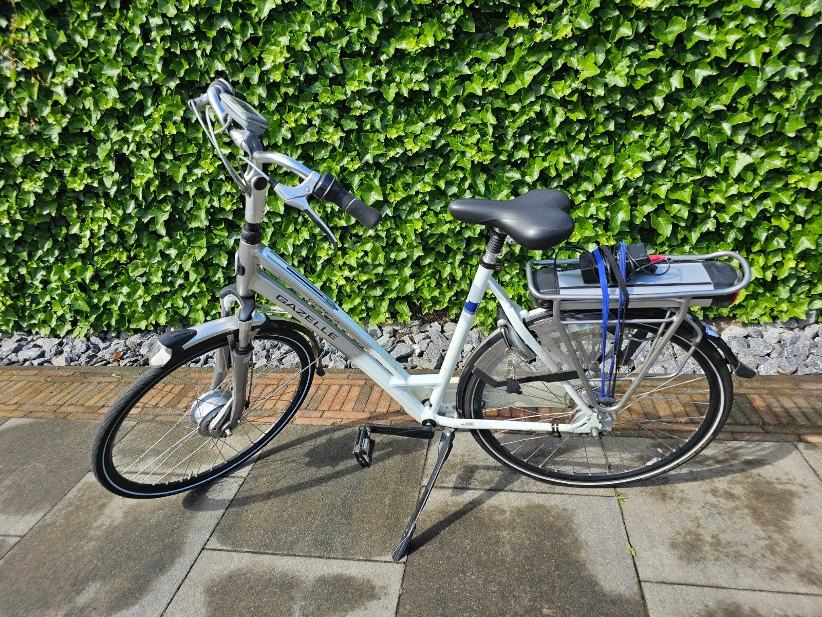 Gazelle Charmonix dames fiets., Ophalen, Minder dan 30 km per accu, Gebruikt, 55 tot 59 cm