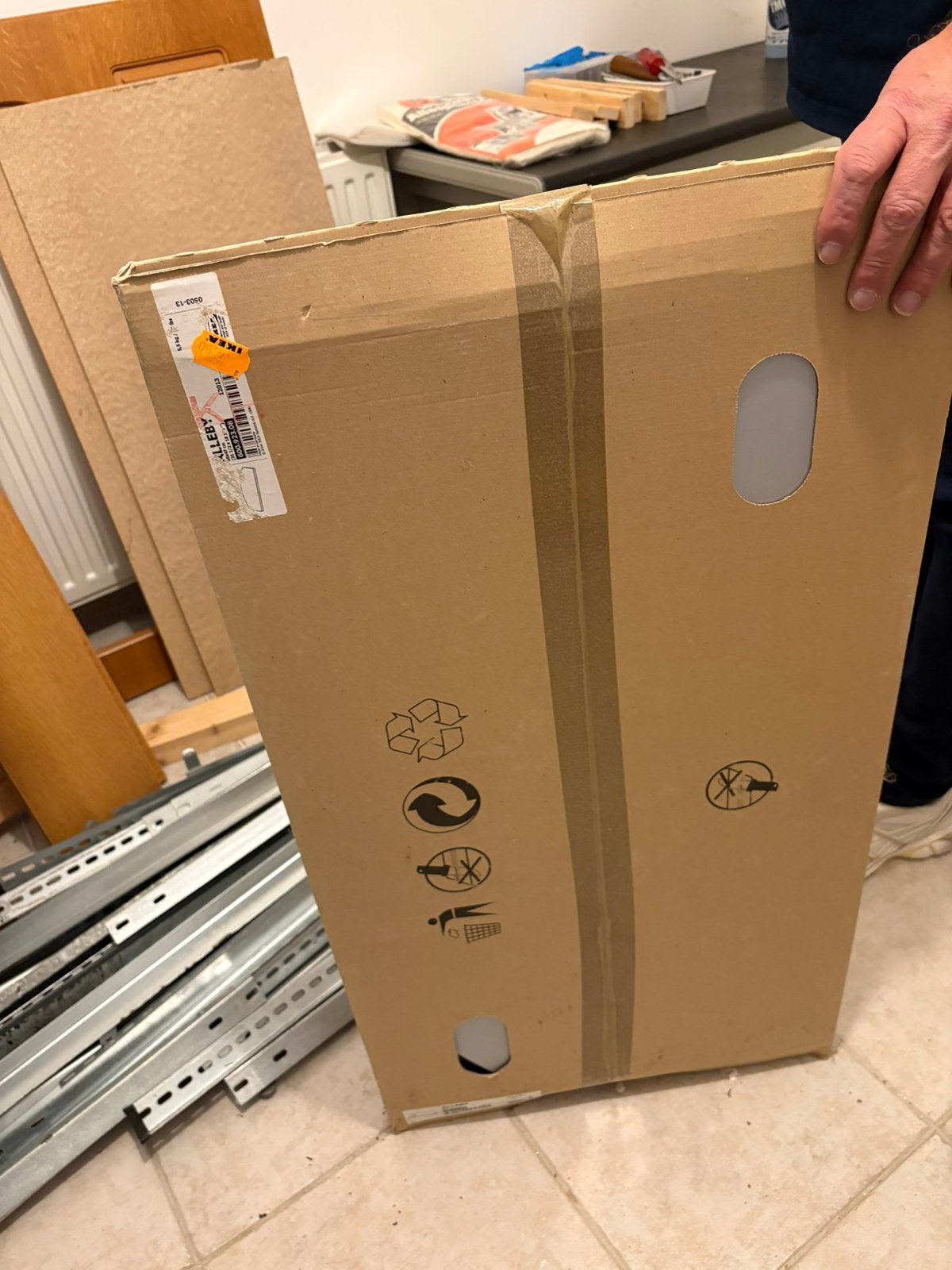 Ikea alleby plank nieuw in doos, Ophalen, Minder dan 25 mm, Nieuw, Plank
