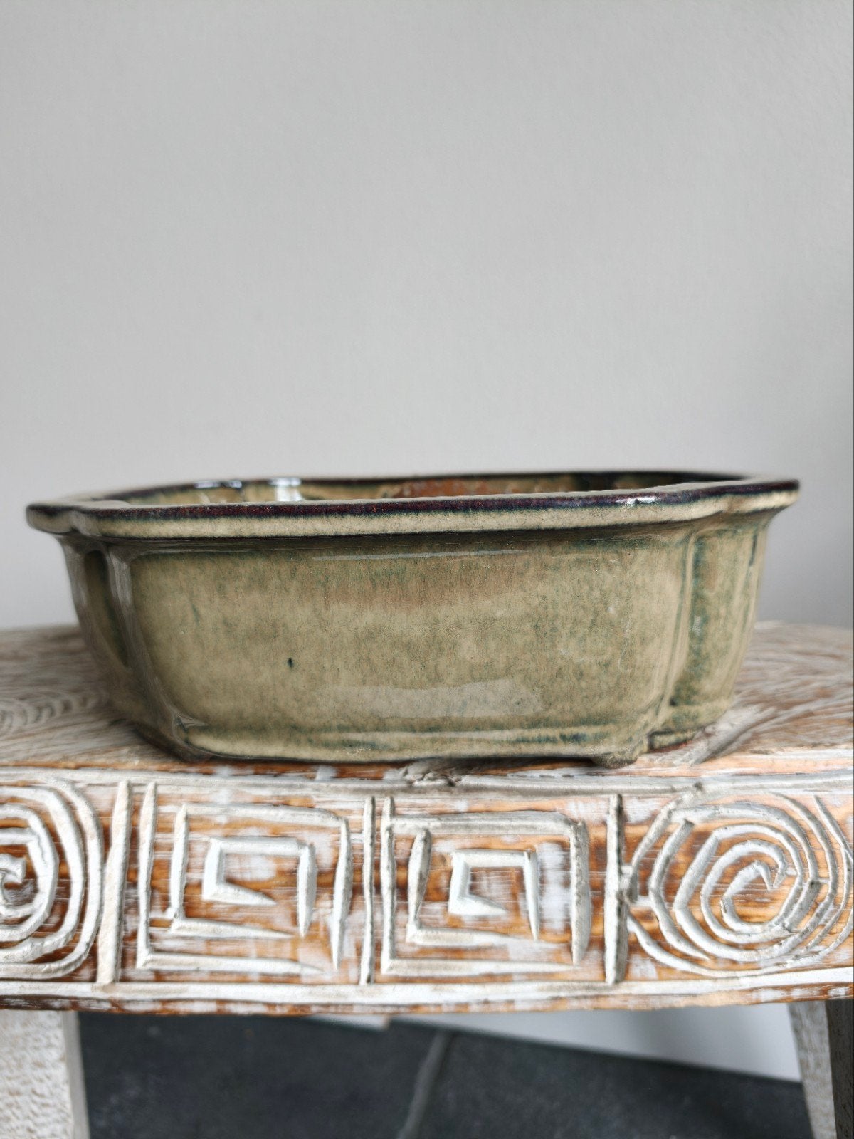 Bonsai pot 26.3 x 20 x 8 .5 Nieuw, ., Ophalen of Verzenden, ., Aardewerk