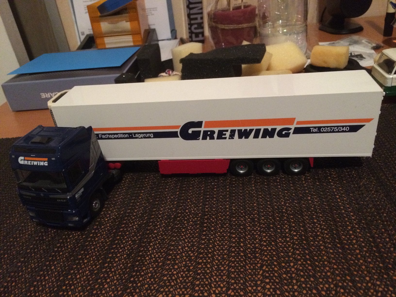 Miniatuur van Tekno, Hobby en Vrije tijd, Ophalen of Verzenden, Zo goed als nieuw, Bus of Vrachtwagen, Tekno