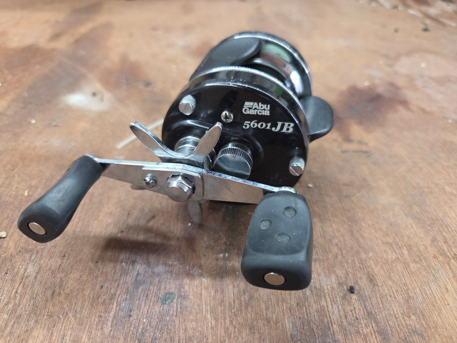 Abu Garcia 5601 JB, Watersport en Boten, Ophalen of Verzenden, Gebruikt, Molen