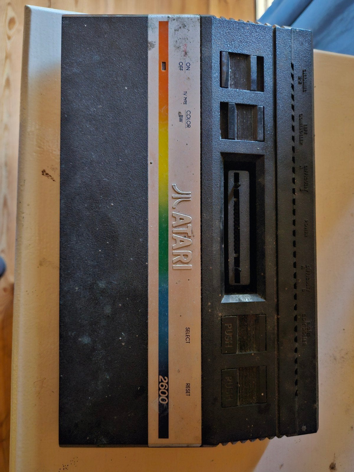 Atari 2600 console - Vintage gaming, Spelcomputers en Games, Ophalen, Gebruikt, Zonder controller, Atari 2600