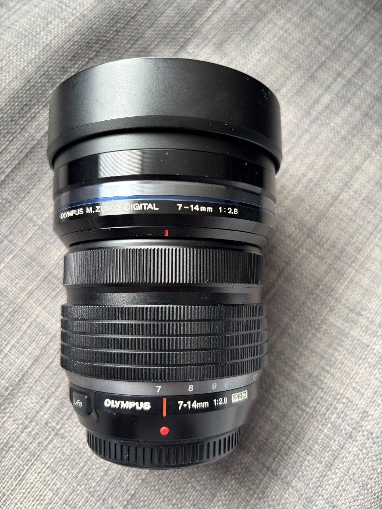 Olympus M.Zuiko Digital 7-14mm f/2.8 PRO objectief, Ophalen, Micro Four Thirds, Olympus, Groothoeklens