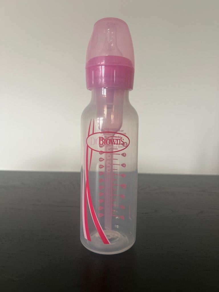 Dr Brown’s 250ml - Roze - NIEUW, Ophalen of Verzenden, Nieuw, Flessen- of potjesverwarmer