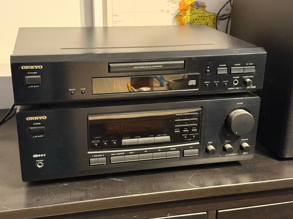 Onkyo DX-7333 CD-speler met afstandsbediening, Overige merken, Gebruikt, Cd-speler, Losse componenten