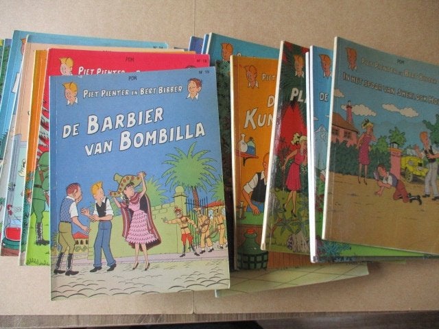 adv11345 piet pienter en bert bibber, Boeken, Eén stripboek, Ophalen, Gelezen