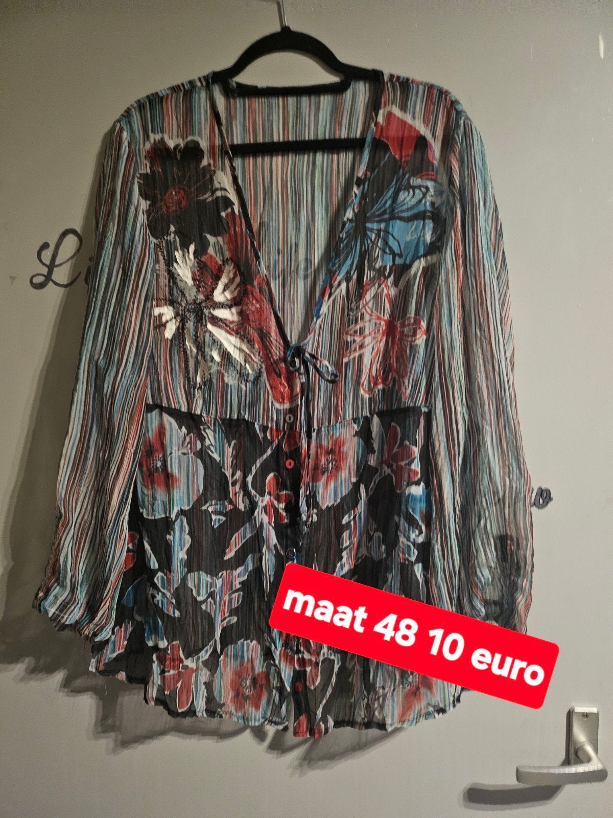Maat 48, Ophalen of Verzenden, Zo goed als nieuw, Zwart, Broek of Spijkerbroek