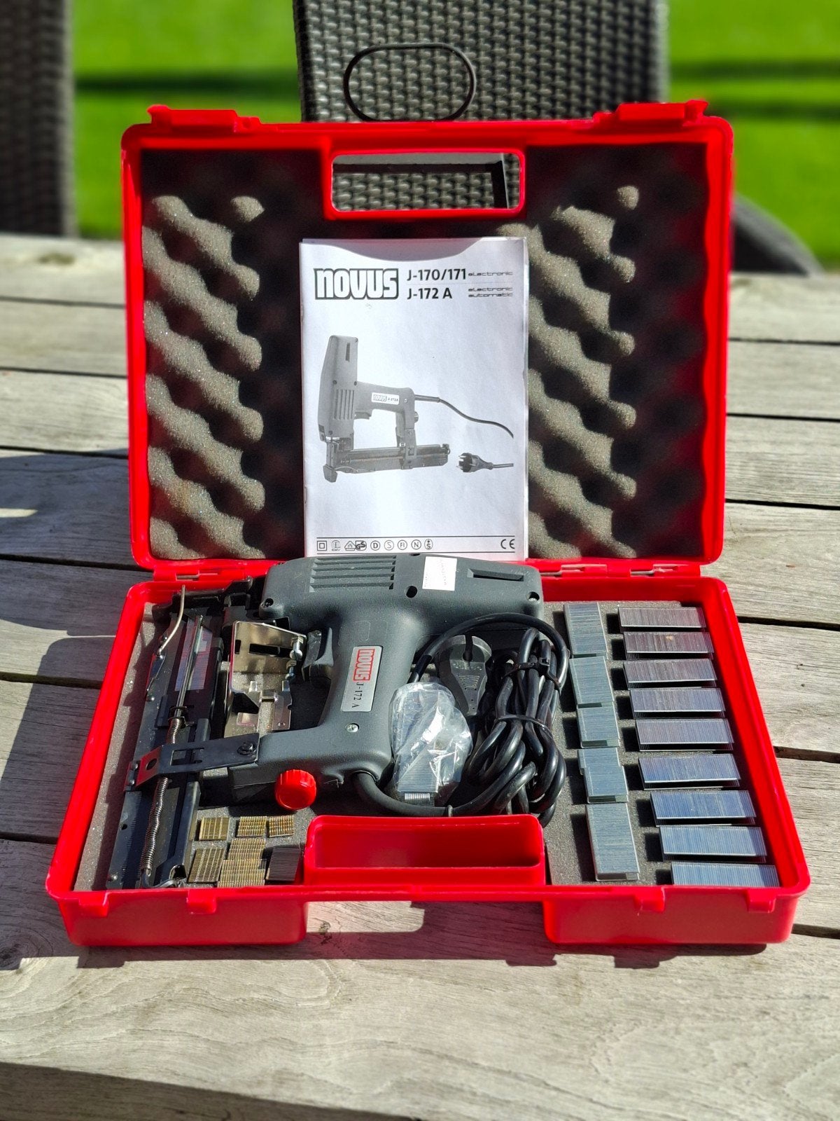 NOVUS J-172 A Elektrische Handtacker - Robuust & Veelzijdig, Ophalen of Verzenden