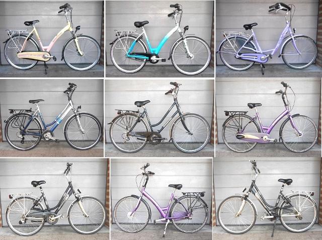 (Dames-)fietsen va.€ 50,- Zie onze (Dames-)fietsadvertenties, 53 tot 56 cm, Ophalen, Zo goed als nieuw, Gazelle