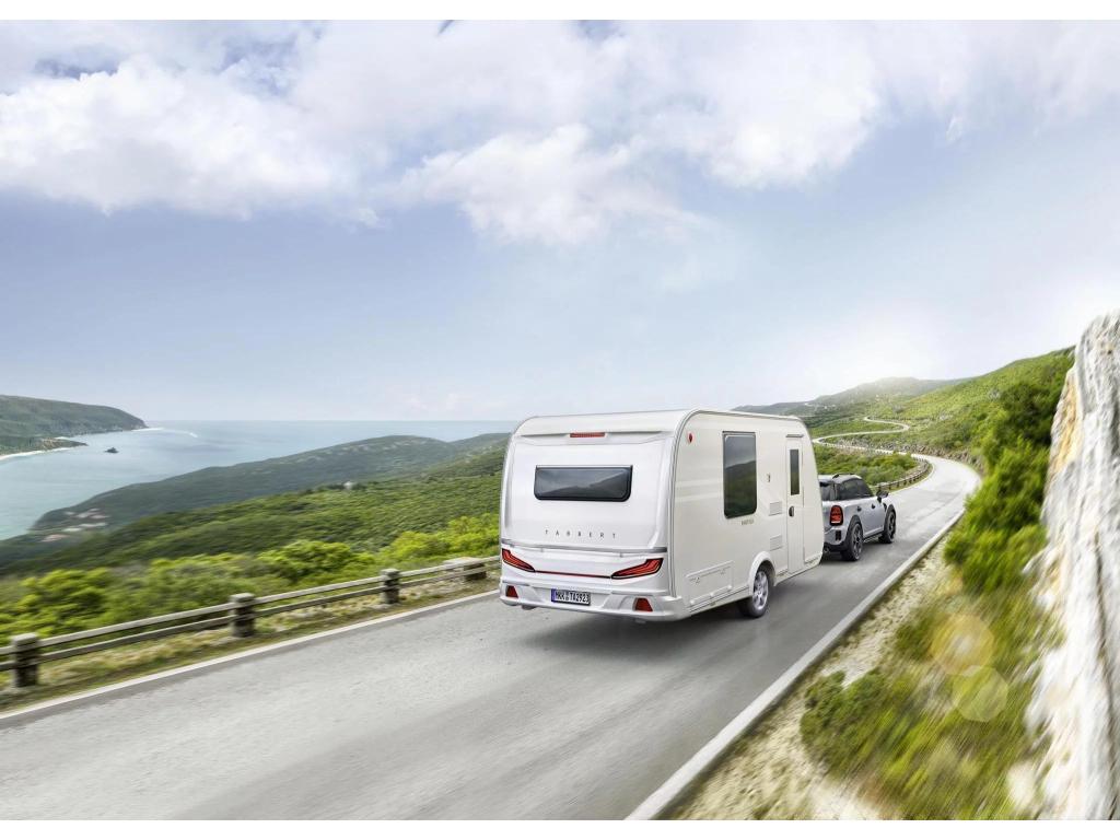 Tabbert Pantiga finest edition 390 WD, compact met ruim bed, Overige typen, Standaardzit, Tabbert, Tot en met 2