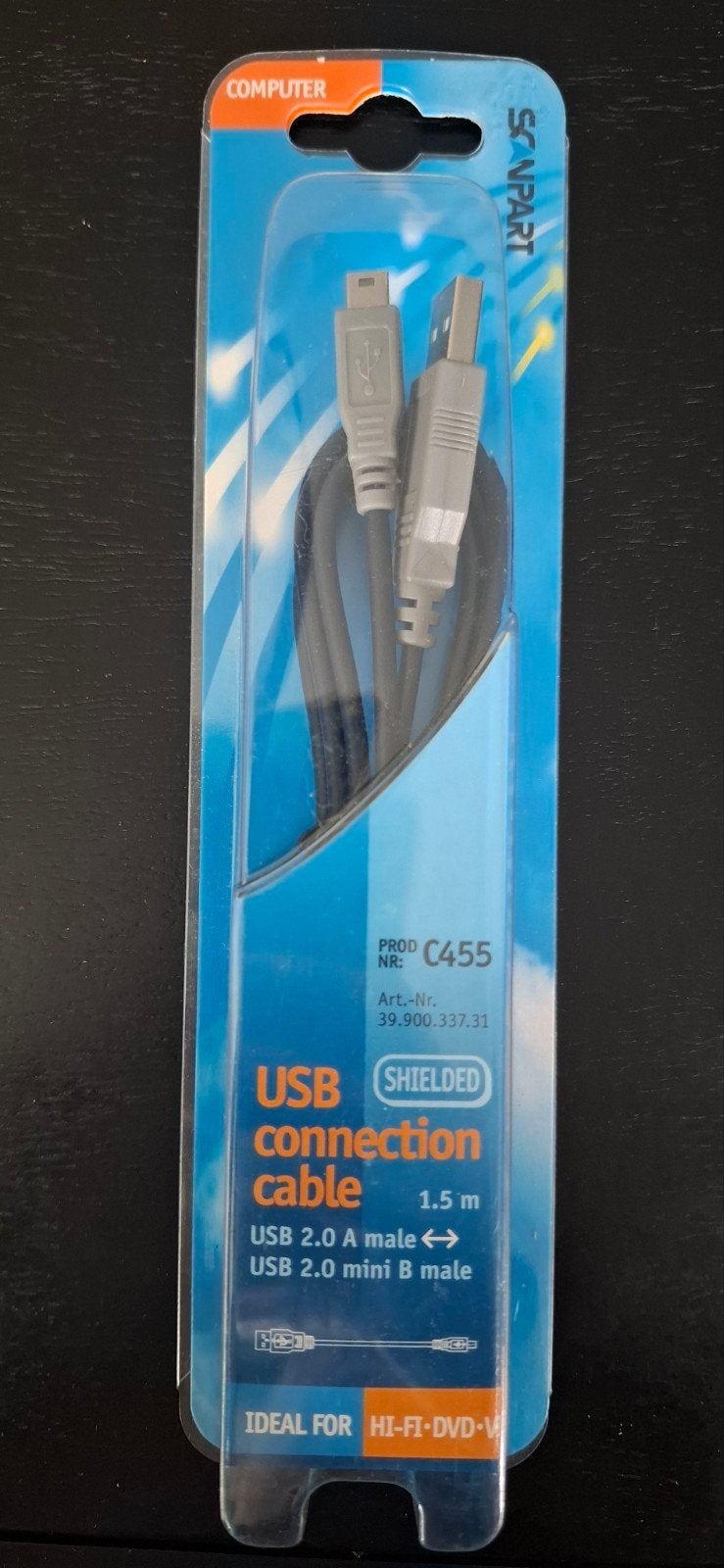 Scanpart USB 2.0 A naar Mini B kabel, Ophalen of Verzenden, Nieuw