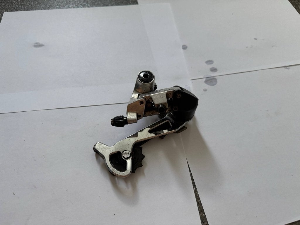 Shimano 8515 achterderailleu, Gebruikt, Kinderfiets, Ophalen of Verzenden, Derailleur of Ketting