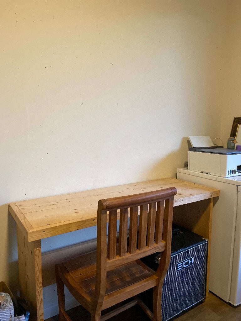 Bureau zelf gemaakt 1.20, Ophalen, Zo goed als nieuw, 120 cm, Hout