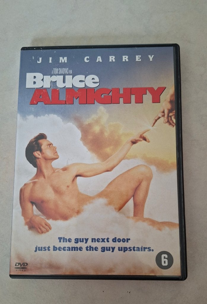 DVD- Bruce Almighty, Cd's en Dvd's, Dvd's | Komedie, Nederlands, Overige genres, Ophalen of Verzenden, Zo goed als nieuw