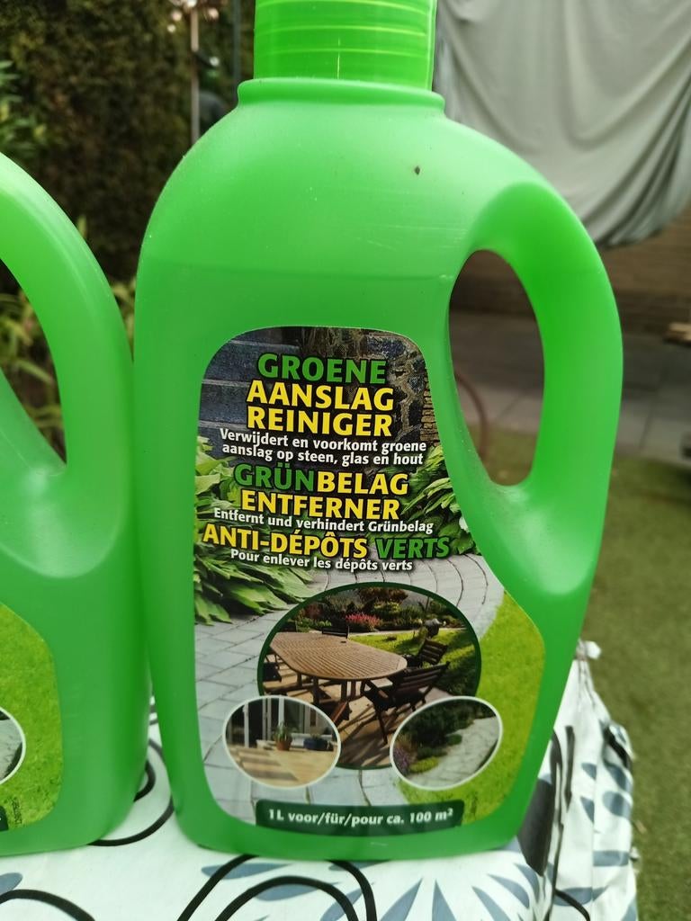 2 flessen Groene Aanslag Reiniger, Ophalen