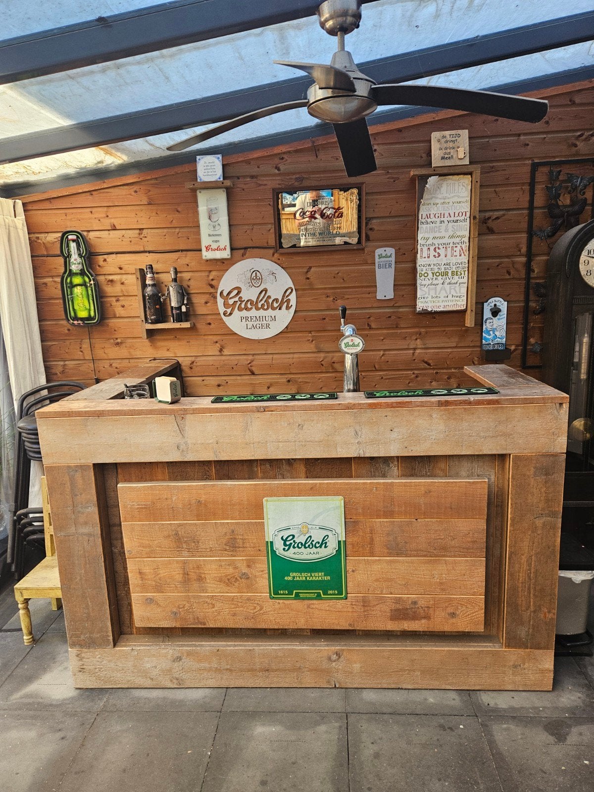 Tapinstallatie compleet, Ophalen, Gebruikt, Inclusief barstoelen