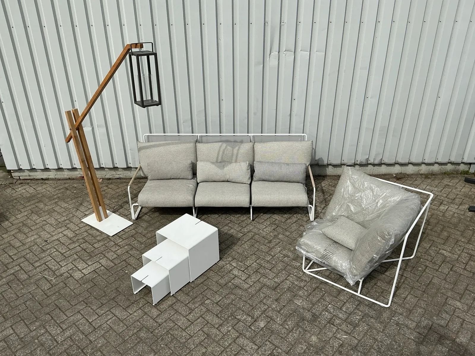 Suns loungeset, Ophalen, Gebruikt, 75 tot 100 cm, Rechte bank