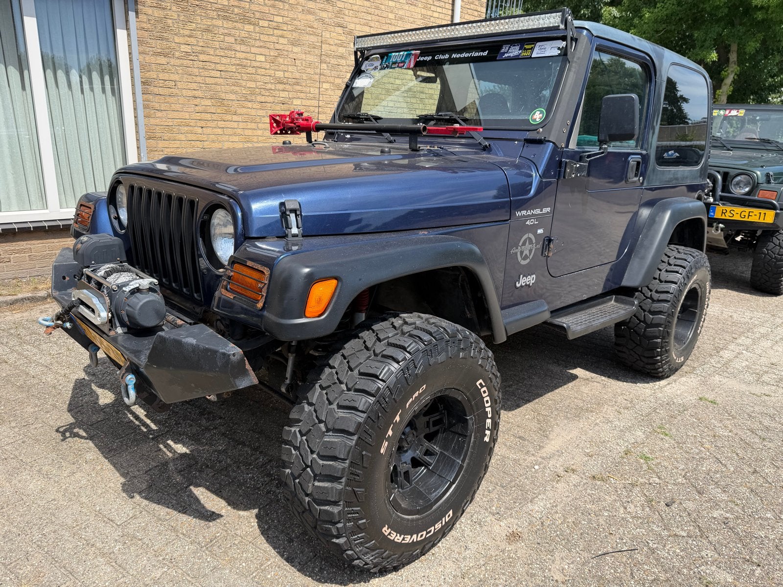 Jeep Wrangler 4.0 I 130KW Hard TOP 1997 Blauw, 400 cc, Blauw, 1125 kg, Origineel Nederlands