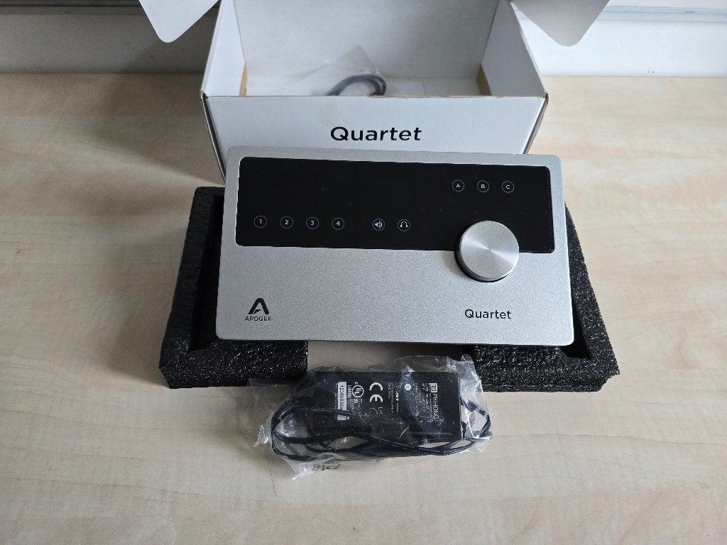 Apogee Quartet | Professionele audio interface | Mac/Studio, Ophalen of Verzenden, Zo goed als nieuw, Audio
