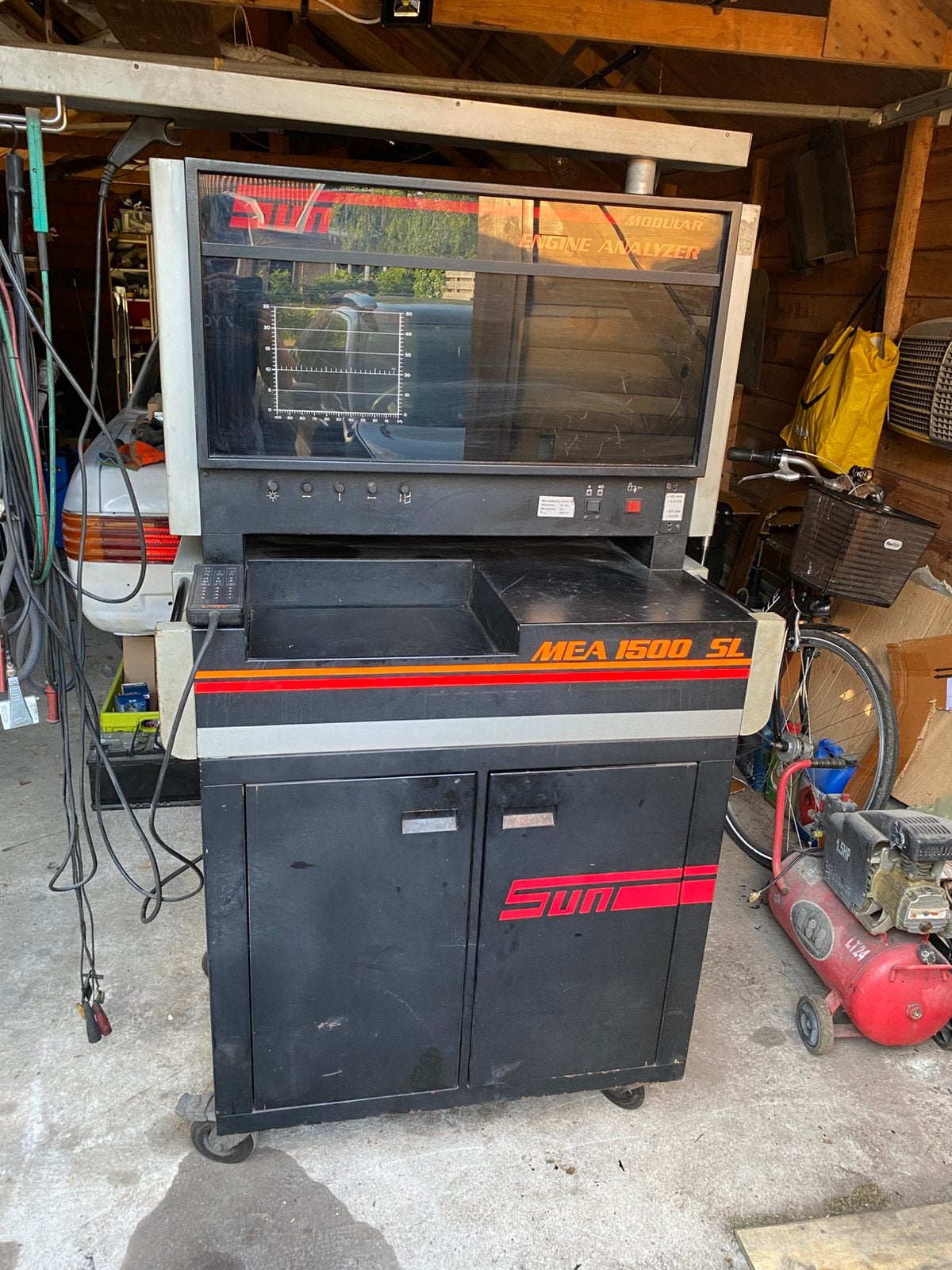 Sun Mea 1500 SL motor tester / engineanalyser voor oldtimers, Auto diversen, Autogereedschap, Ophalen, Gebruikt
