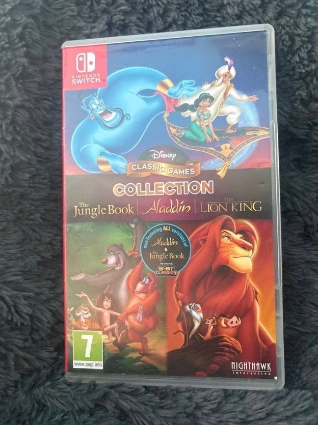 Disney Classic Games: Aladdin & The Lion King - Nintendo Swi, Ophalen, Met games, Zo goed als nieuw, Switch Original