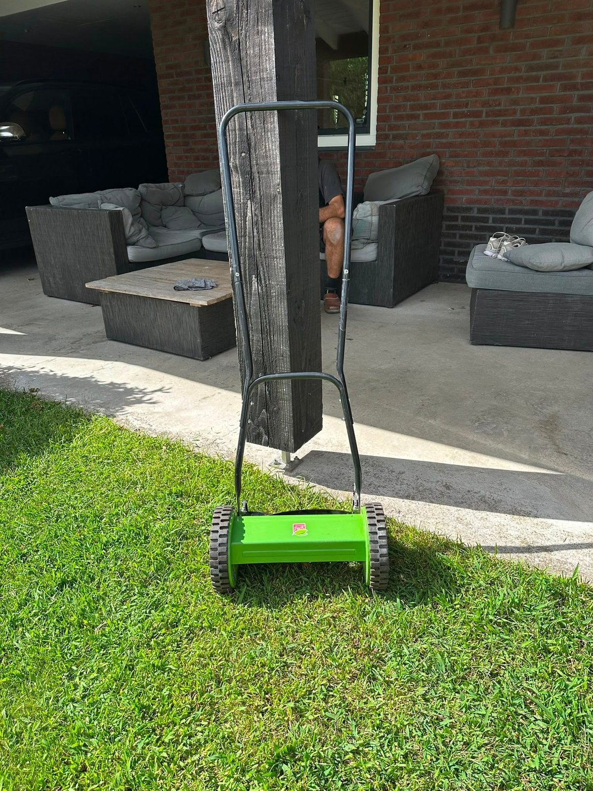 Central park handgrasmaaier | prima kwaliteit, Tuin en Terras, Grasmaaiers, Ophalen, Handgrasmaaier, Zo goed als nieuw, 30 t/m 39 cm
