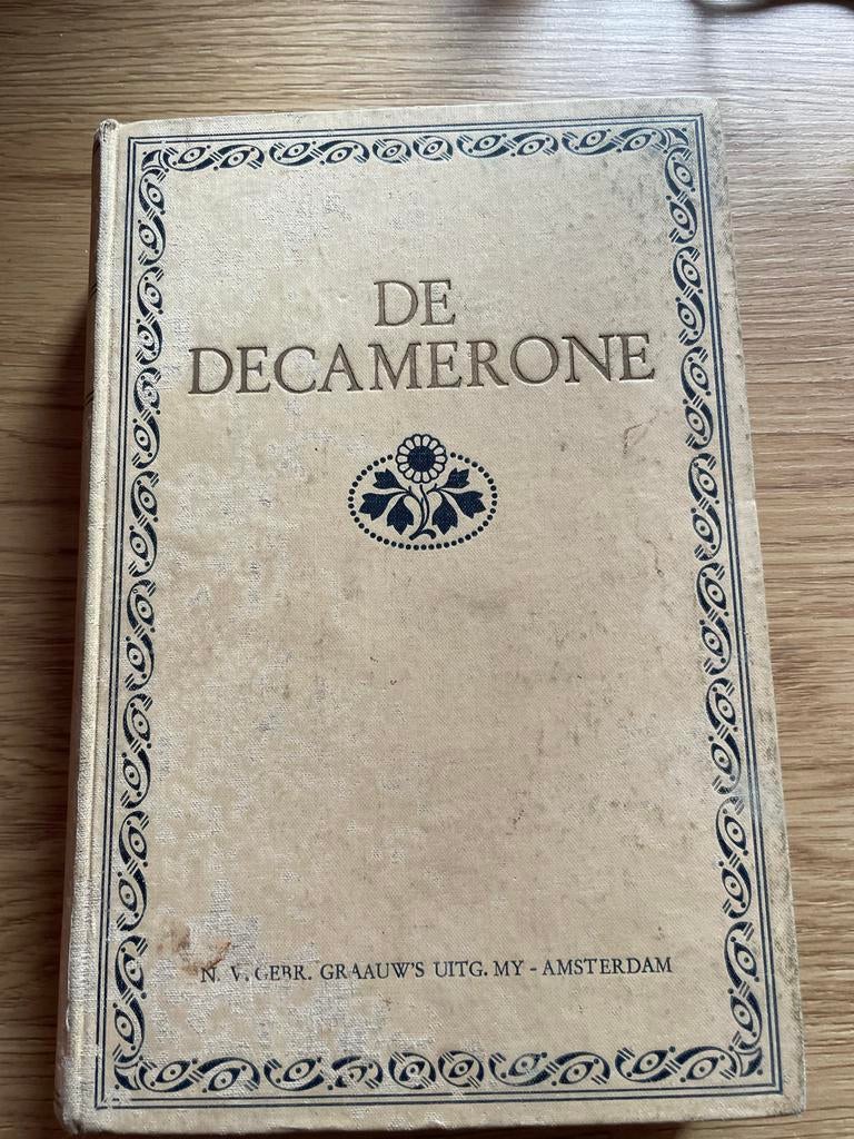 De Decamerone - Giovanni Boccaccio - N.V. Gebr. Graauw's, Boeken, Ophalen of Verzenden, Gelezen, Nederland