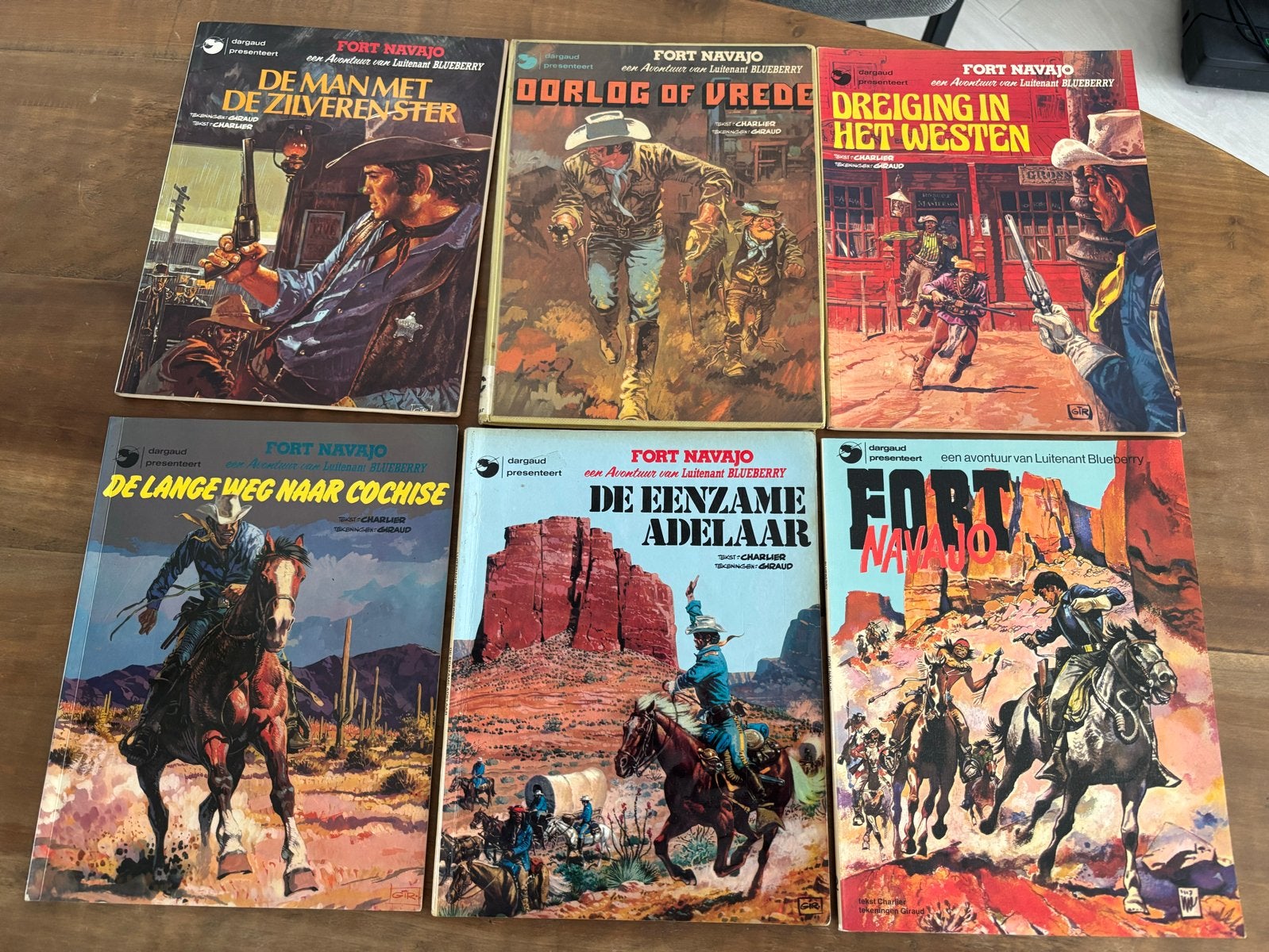 Fort Navajo Stripboeken - Collectie Luitenant Blueberry, Meerdere stripboeken, Ophalen of Verzenden, Gelezen
