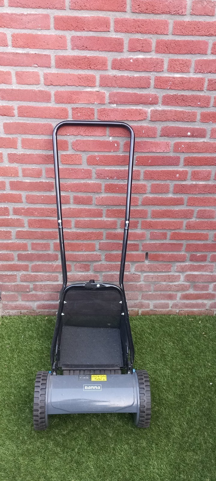 GAMMA Handgrasmaaier met opvangzak, Ophalen, Gebruikt, Handgrasmaaier, GAMMA