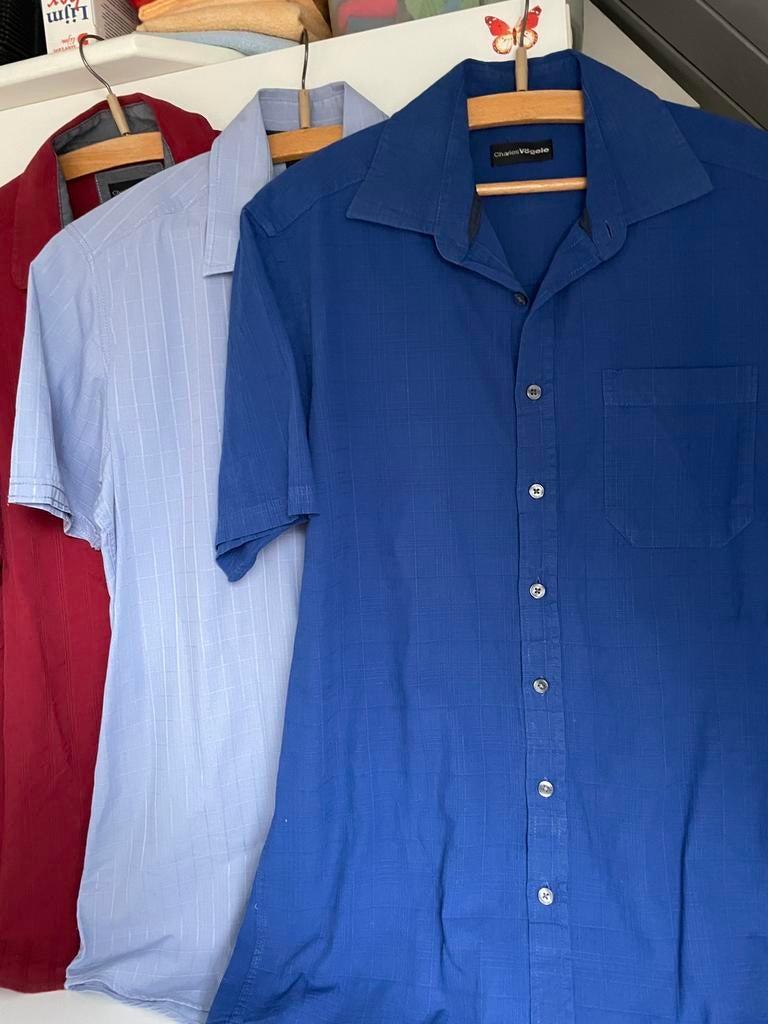 3 frisse kleuren charles  vogele  mt M, Kleding | Heren, Overhemden, Ophalen of Verzenden, Zo goed als nieuw, Overige kleuren