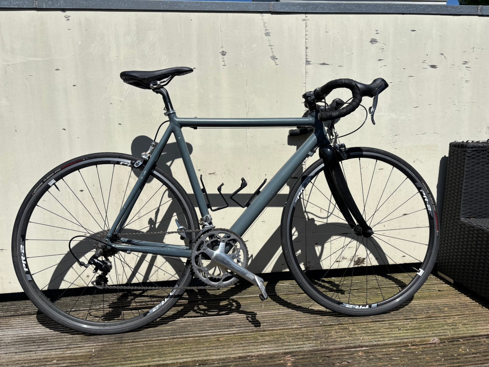 Racefiets - 58cm frame  - Shimano Ultegra versnellingen, 28 inch, Staal, Zo goed als nieuw, 57 tot 61 cm