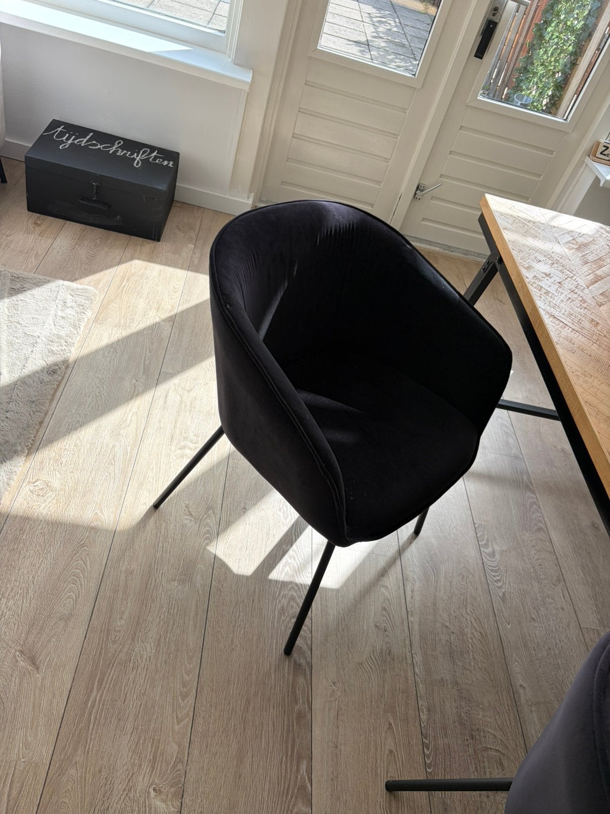 Eethoek, Huis en Inrichting, Ophalen, Zo goed als nieuw, 4 tot 6 stoelen