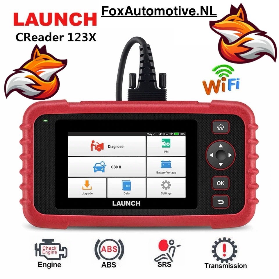 Launch 123X OBD auto diagnose uitlezen resetten, Ophalen of Verzenden