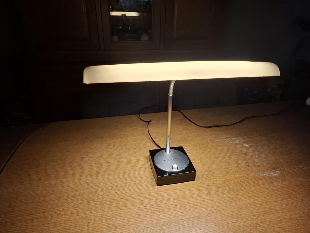 Vintage Hitachi Moon Light 506 Bureaulamp, Ophalen, Gebruikt, Vintage, Retro, Mid-century, Minder dan 50 cm