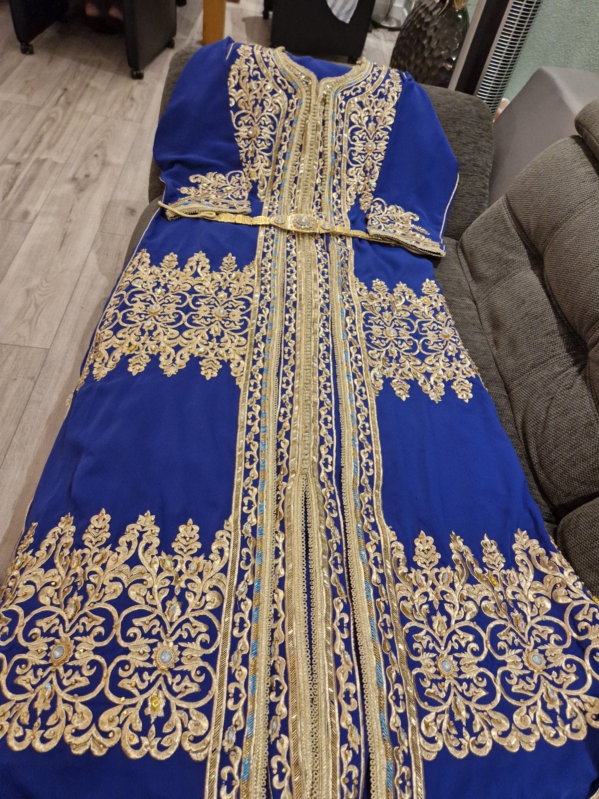 Nieuwe Marokkaanse Takchita - Hoge Kwaliteit, Kleding | Dames, Ophalen of Verzenden, Nieuw, Blauw, Overige typen