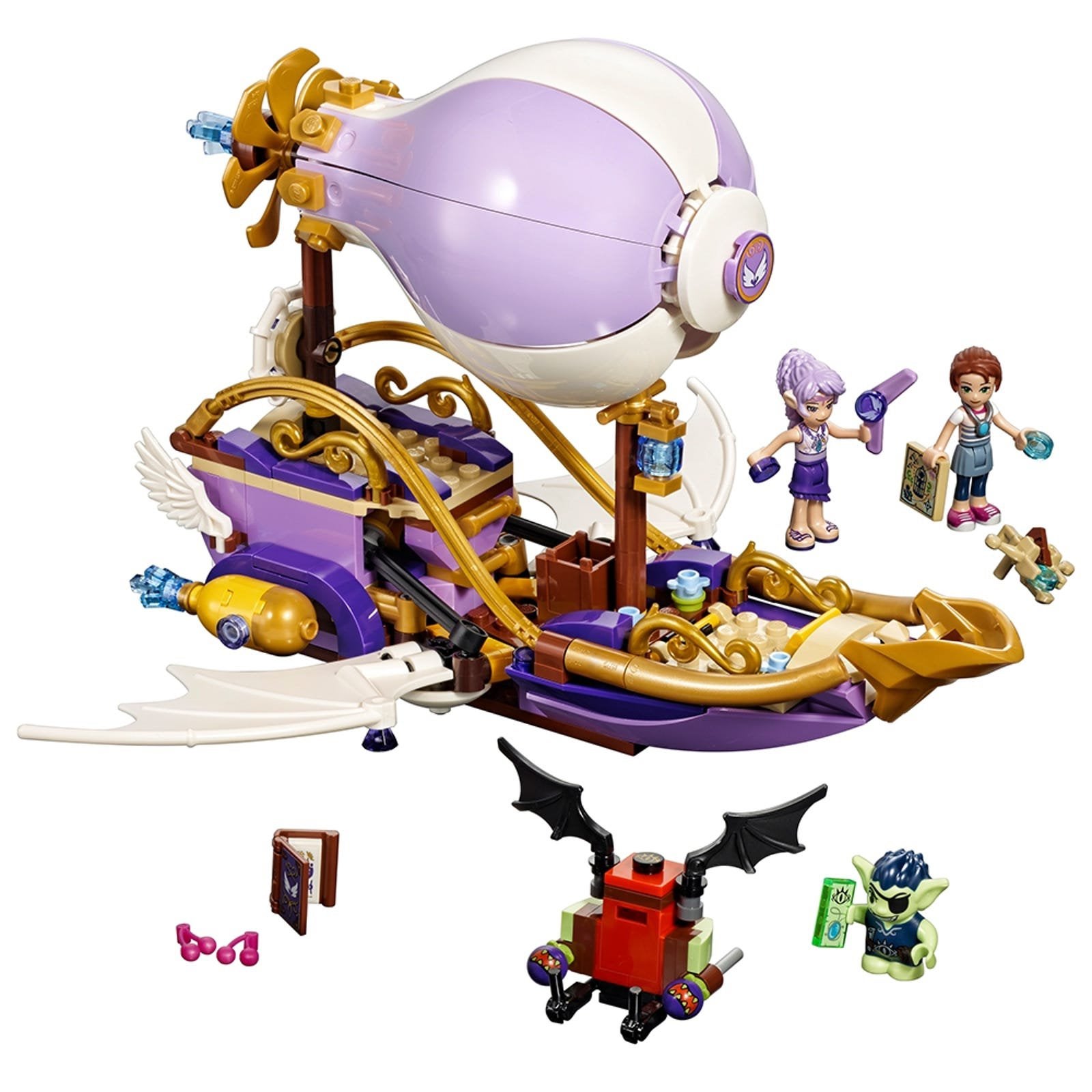 Lego Elves Aira’s Luchtschip en de jacht op het amulet 41184, Ophalen of Verzenden, Complete set, Lego