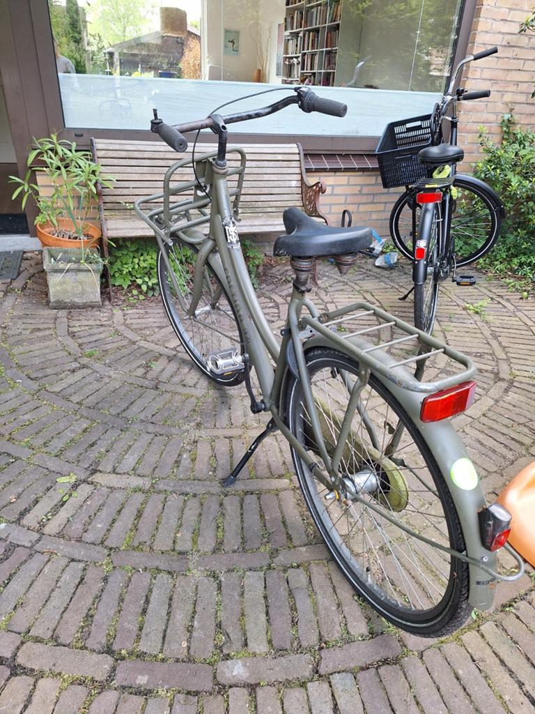 Cortina kinderfiets 26 inch met slag in voorwiel, Ophalen