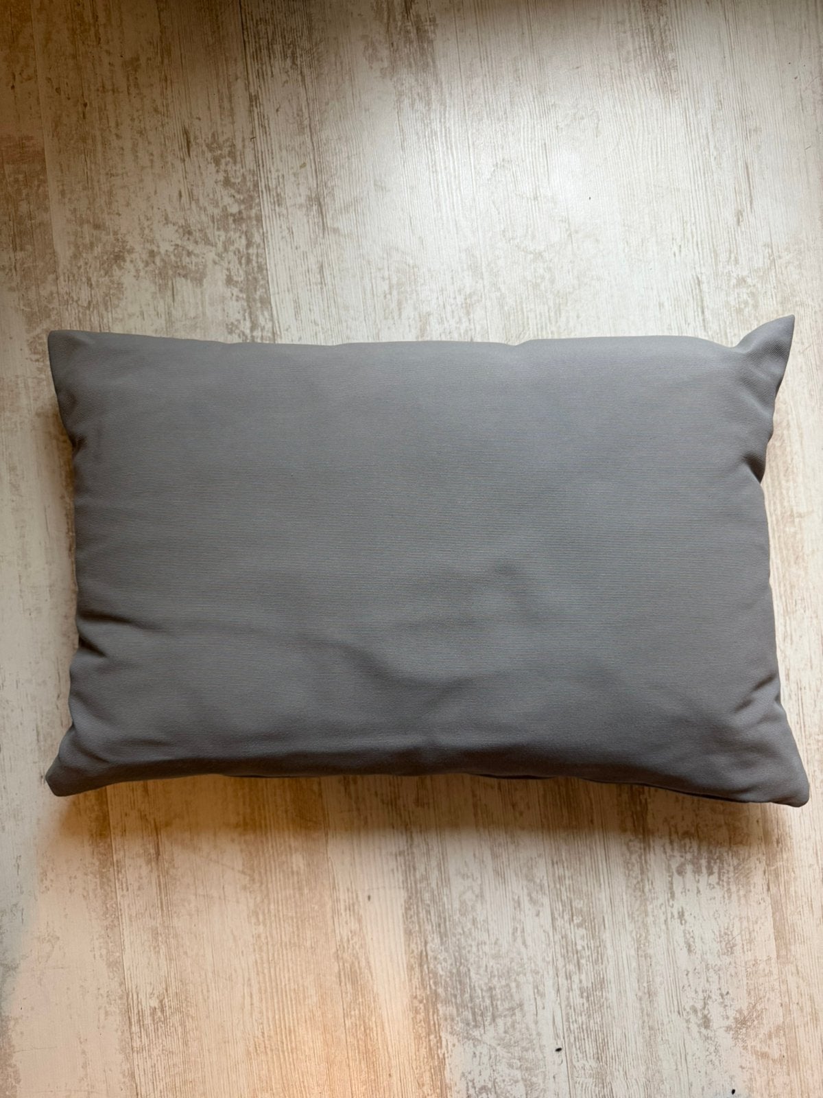 3x IKEA rugkussens HÅLLÖ grijs, Ophalen, IKEA, Vierkant, Geschikt voor buiten