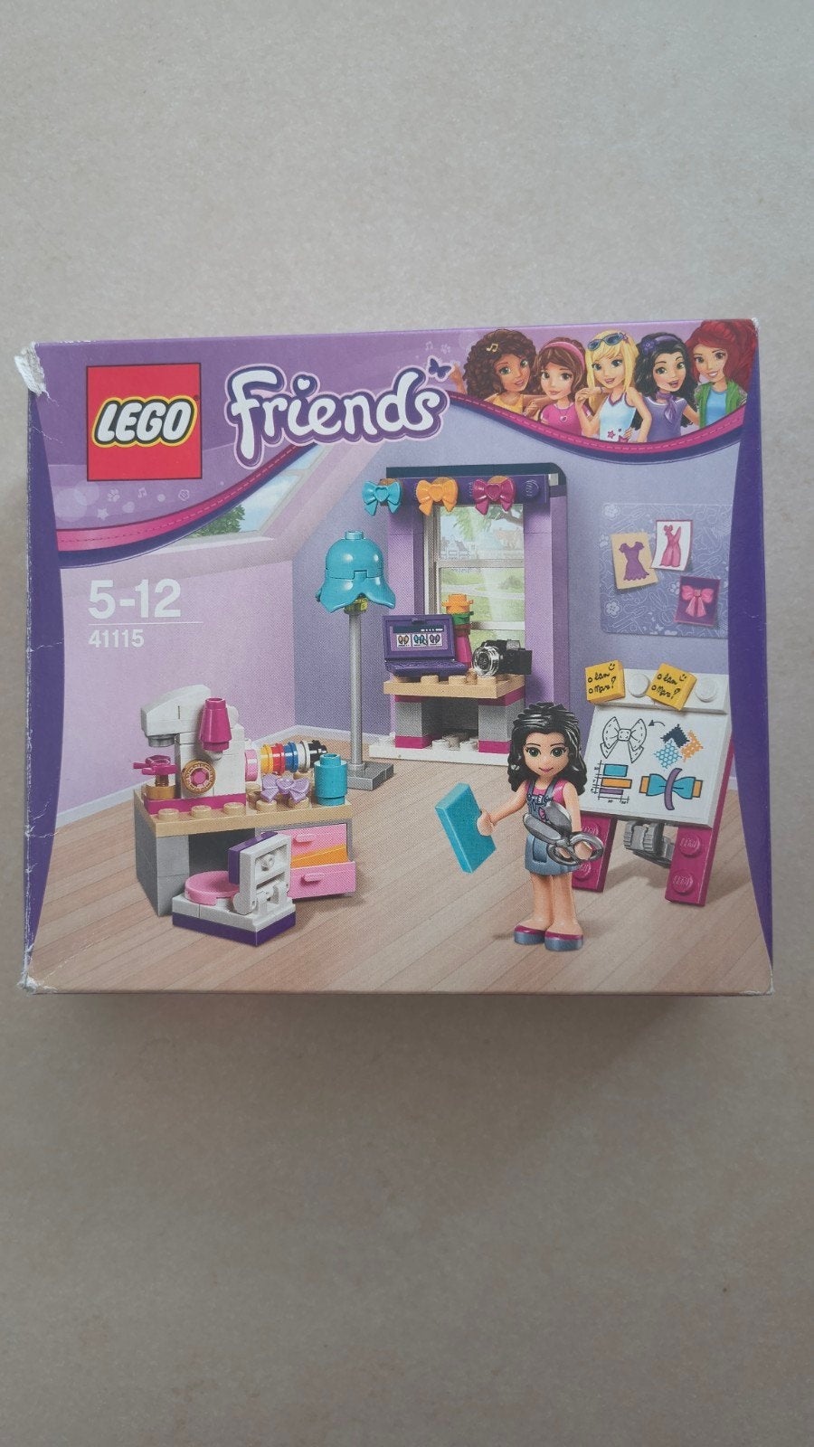 LEGO Friends 41115 Emma's Ontwerpatelier, Ophalen of Verzenden, Zo goed als nieuw, Overige merken