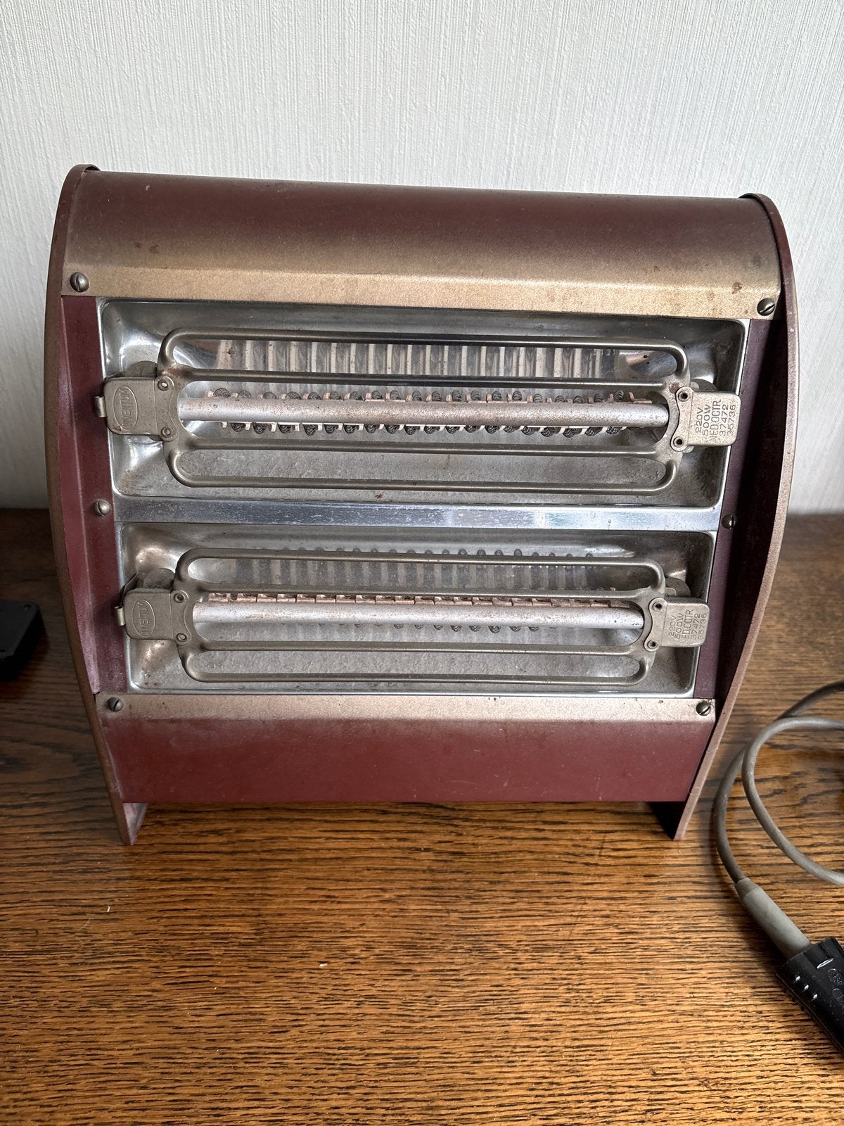 Vintage Inventum elektrische kachel - Made in Holland, Ophalen of Verzenden, Gebruikt