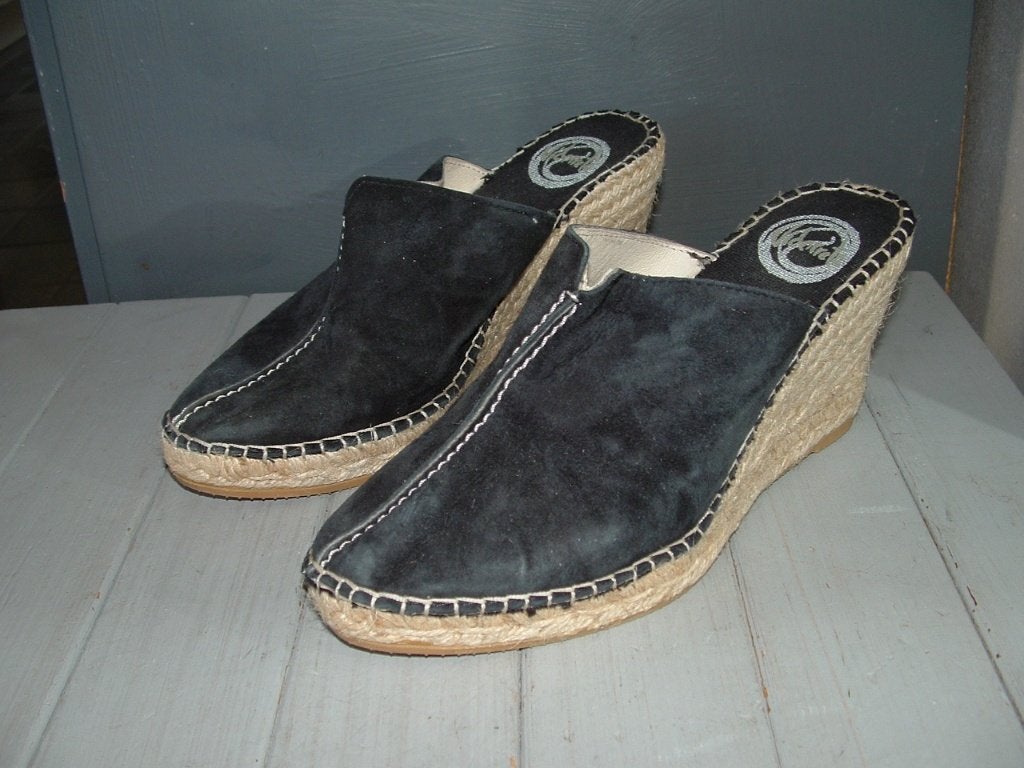 Vidorreta espadrilles sleehak sandalen clogs maat 38, Ophalen of Verzenden, Zo goed als nieuw, Espadrilles of Moccasins, Vidorreta