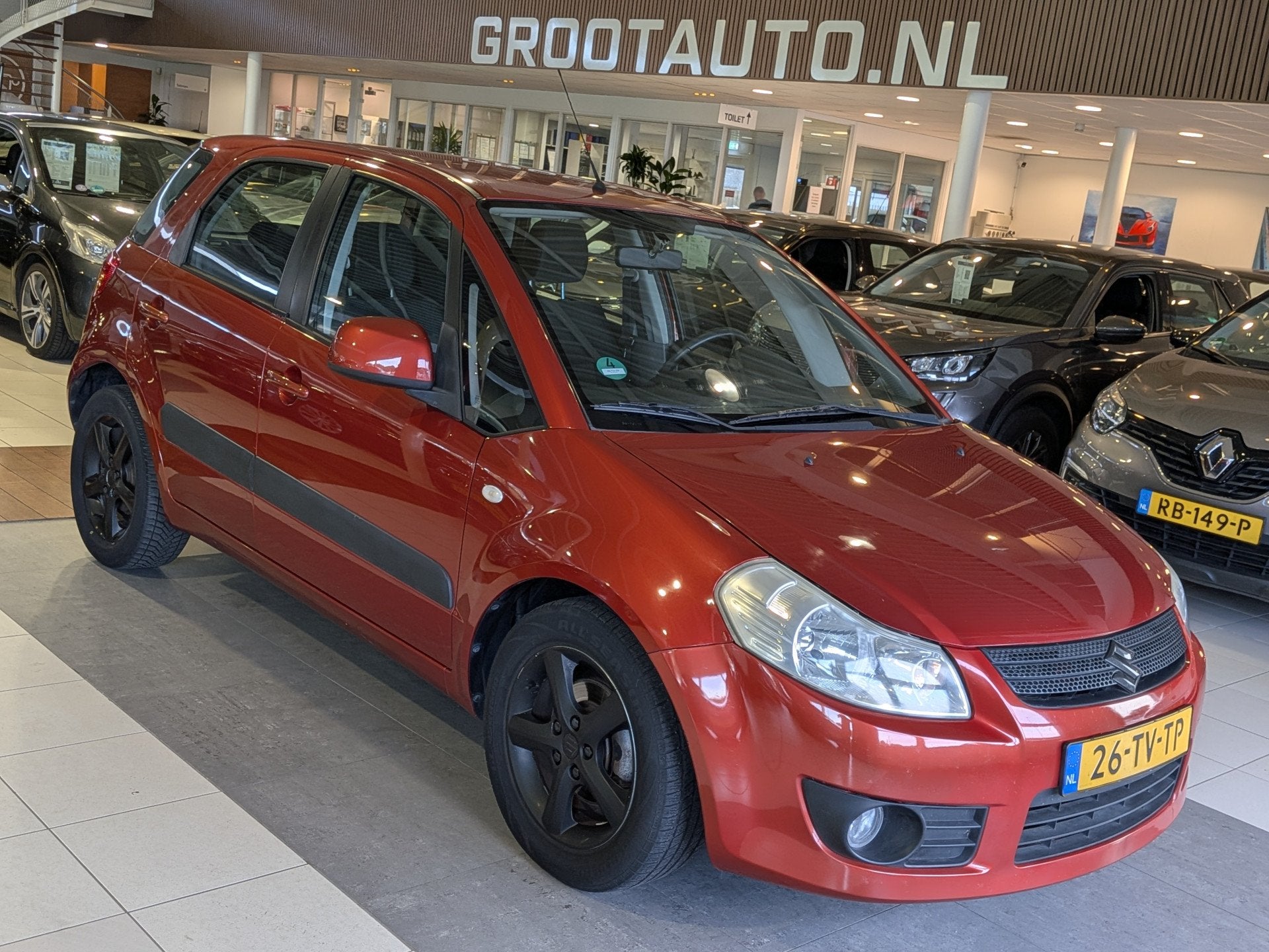 Suzuki SX4 1.6 Exclusive Airco, Trekhaak, Stuurbekrachtiging, Auto's, Voorwielaandrijving, Gebruikt, 49 €/maand, Origineel Nederlands