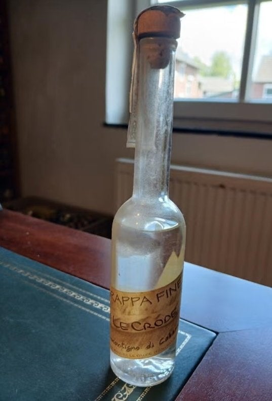 Grappa Fine Le Crode - Miniatuurflesje, Ophalen of Verzenden