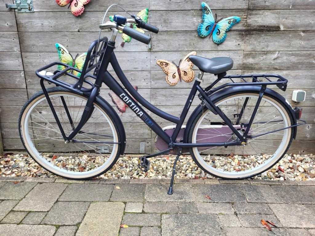 26 inch Cortina U4 Transportfiets. 2 jaar oud., Terugtraprem, Cortina U4 Transport, Versnellingen, Zo goed als nieuw